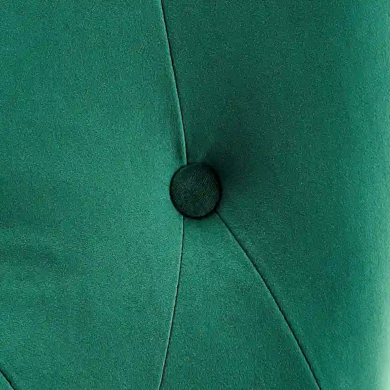 22,5 inch brede gestoffeerde fluwelen accentstoel