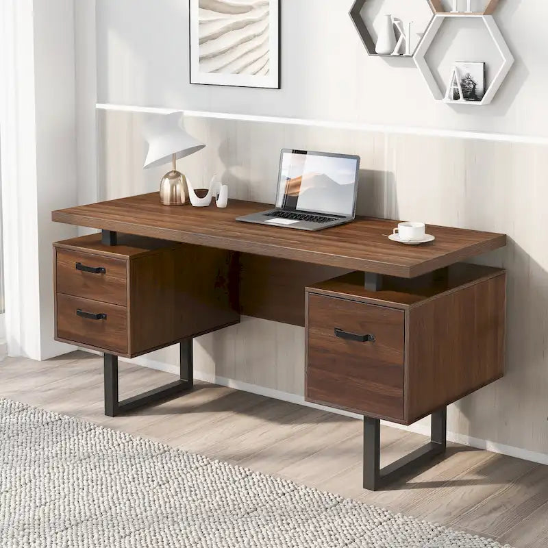 59-inch computerbureau met 3 lades