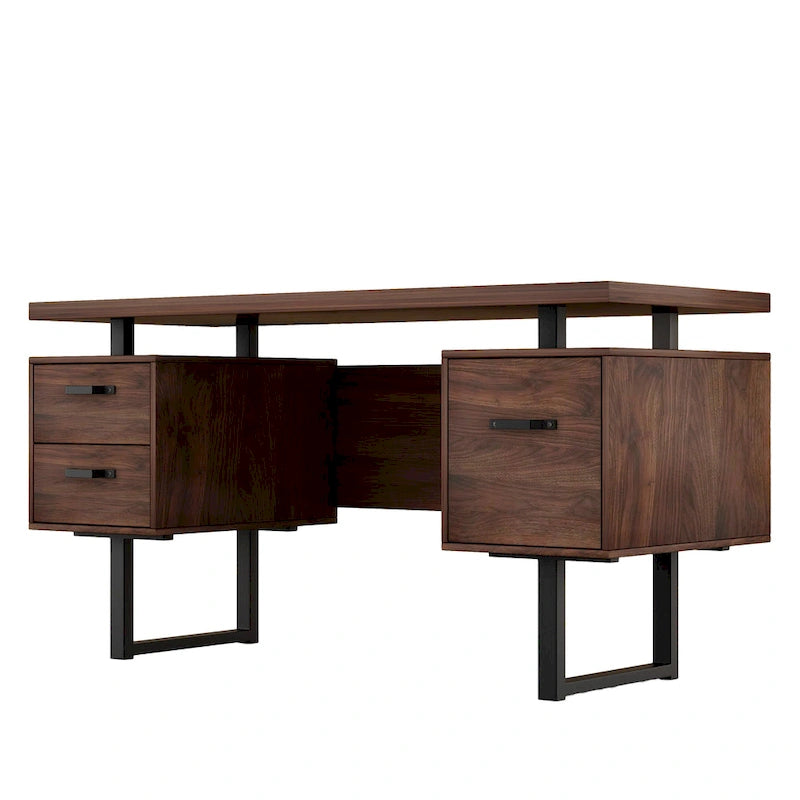 59-inch computerbureau met 3 lades