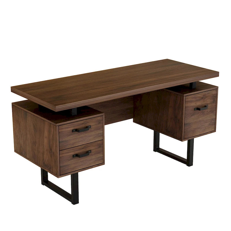 59-inch computerbureau met 3 lades