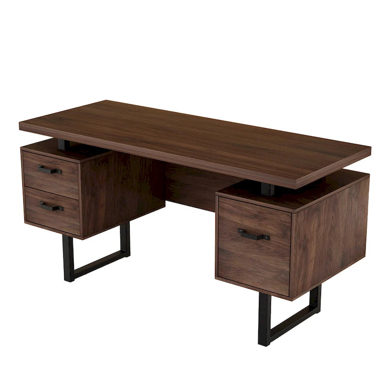 59-inch computerbureau met 3 lades