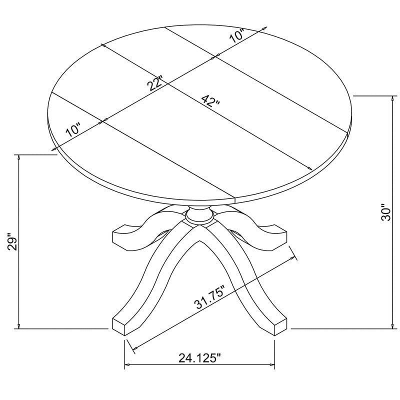 Piedmont Klaptafel