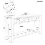 Accent opbergkast dressoir met metalen handgrepen
