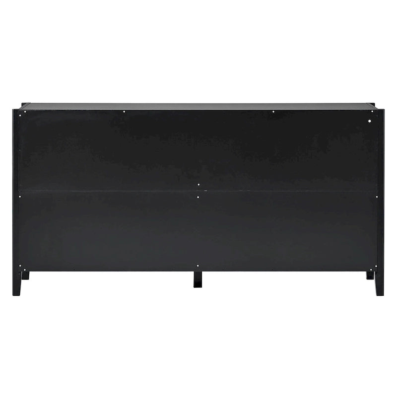 Accent opbergkast dressoir met metalen handgrepen