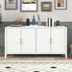 Accent opbergkast dressoir met metalen handgrepen