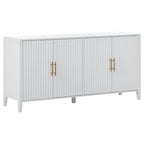 Accent opbergkast dressoir met metalen handgrepen