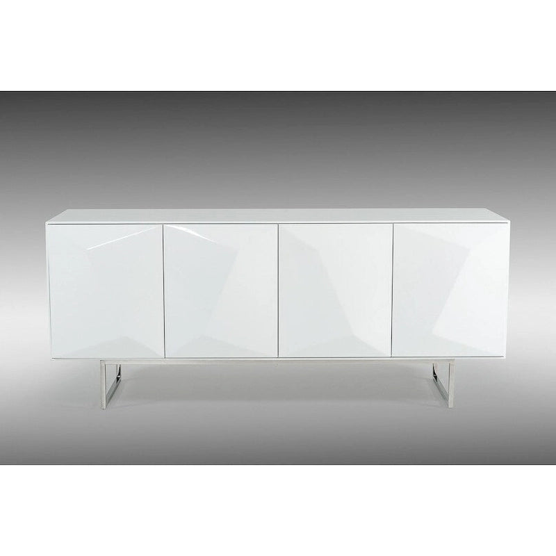 Wit dressoir met soft-close deuren