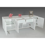Wit dressoir met soft-close deuren