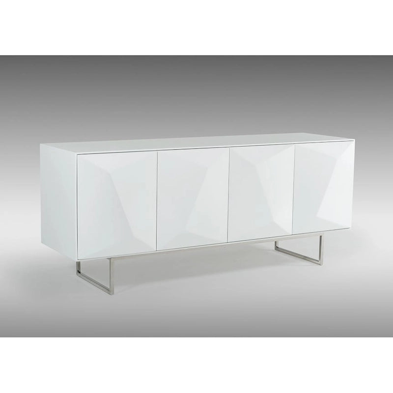 Wit dressoir met soft-close deuren