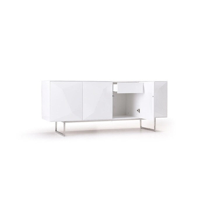 Wit dressoir met soft-close deuren