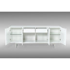 Wit dressoir met soft-close deuren