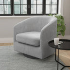Draaibare Fauteuil met Vinyl Ommantelde Voet