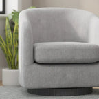 Draaibare Fauteuil met Vinyl Ommantelde Voet