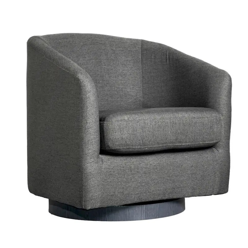 Draaibare Fauteuil met Vinyl Ommantelde Voet