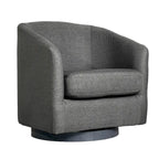 Draaibare Fauteuil met Vinyl Ommantelde Voet