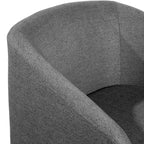 Draaibare Fauteuil met Vinyl Ommantelde Voet