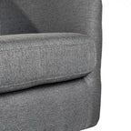 Draaibare Fauteuil met Vinyl Ommantelde Voet