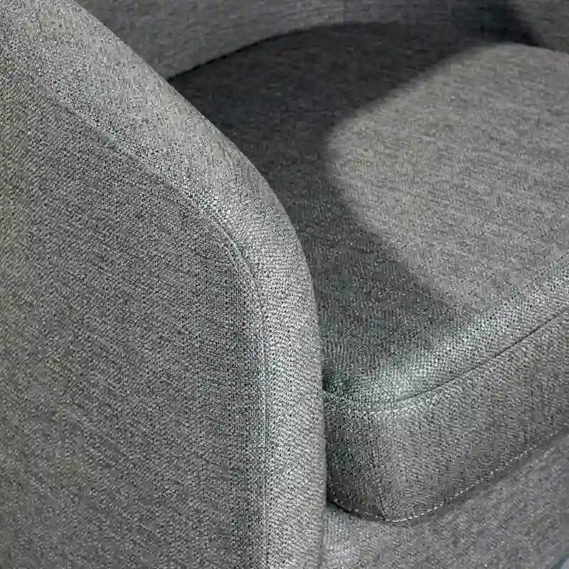 Draaibare Fauteuil met Vinyl Ommantelde Voet
