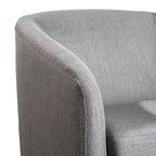 Draaibare Fauteuil met Vinyl Ommantelde Voet
