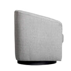 Draaibare Fauteuil met Vinyl Ommantelde Voet