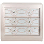 Nikkelle Opbergkist met 3 Laden - 81,3 cm B x 40,6 cm D x 73,7 cm H