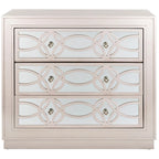 Nikkelle Opbergkist met 3 Laden - 81,3 cm B x 40,6 cm D x 73,7 cm H