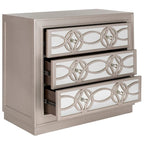 Nikkelle Opbergkist met 3 Laden - 81,3 cm B x 40,6 cm D x 73,7 cm H