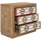 Nikkelle Opbergkist met 3 Laden - 81,3 cm B x 40,6 cm D x 73,7 cm H