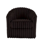 2-pack corduroy draaibare ronde accentstoel