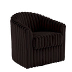 2-pack corduroy draaibare ronde accentstoel