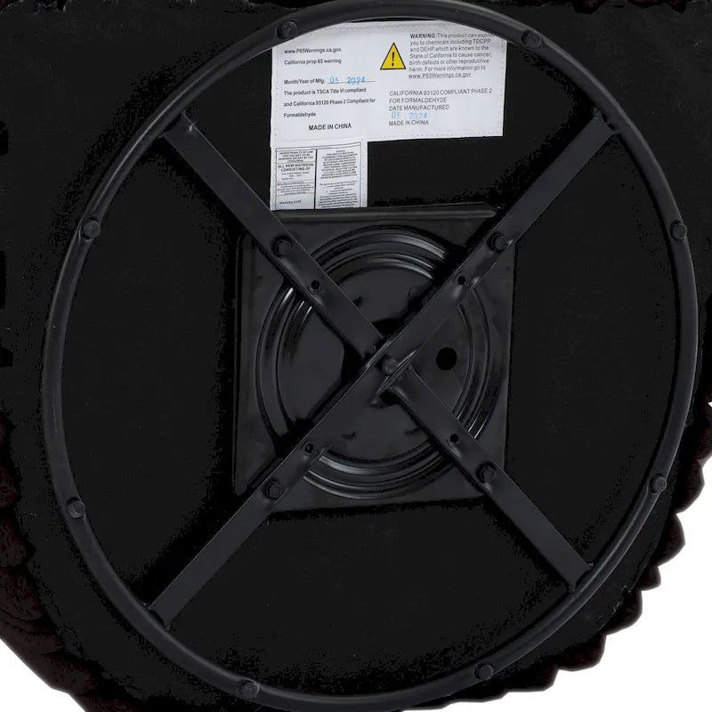 2-pack corduroy draaibare ronde accentstoel