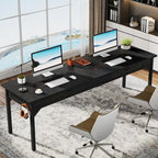 78,7" tweepersoons computerbureau met 2 laden
