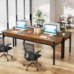 78,7" tweepersoons computerbureau met 2 laden