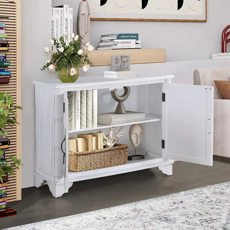 40-inch consoletafel met verstelbare plank