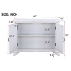 40-inch consoletafel met verstelbare plank